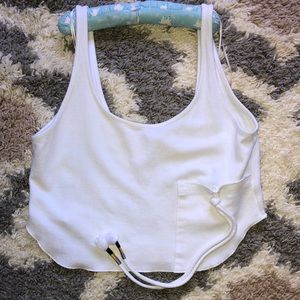 Zara white mid top, size s. Excellent condition!